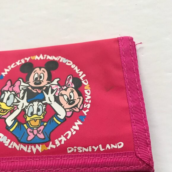 1990s Disneyland Tri Fold Nylon Wallet - Picture 2 of 6